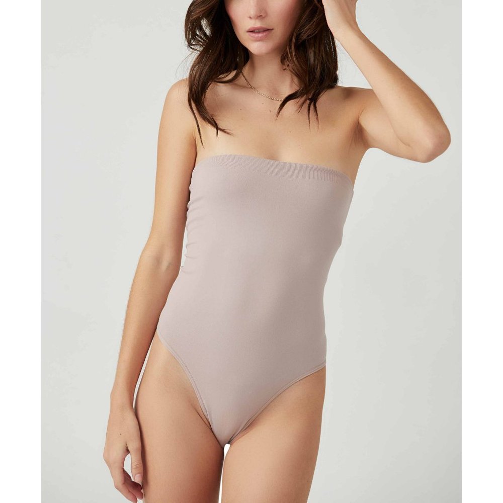 ✨NWT✨FREE PEOPLE Tati Seamless Tube Bodysuit / Etherea